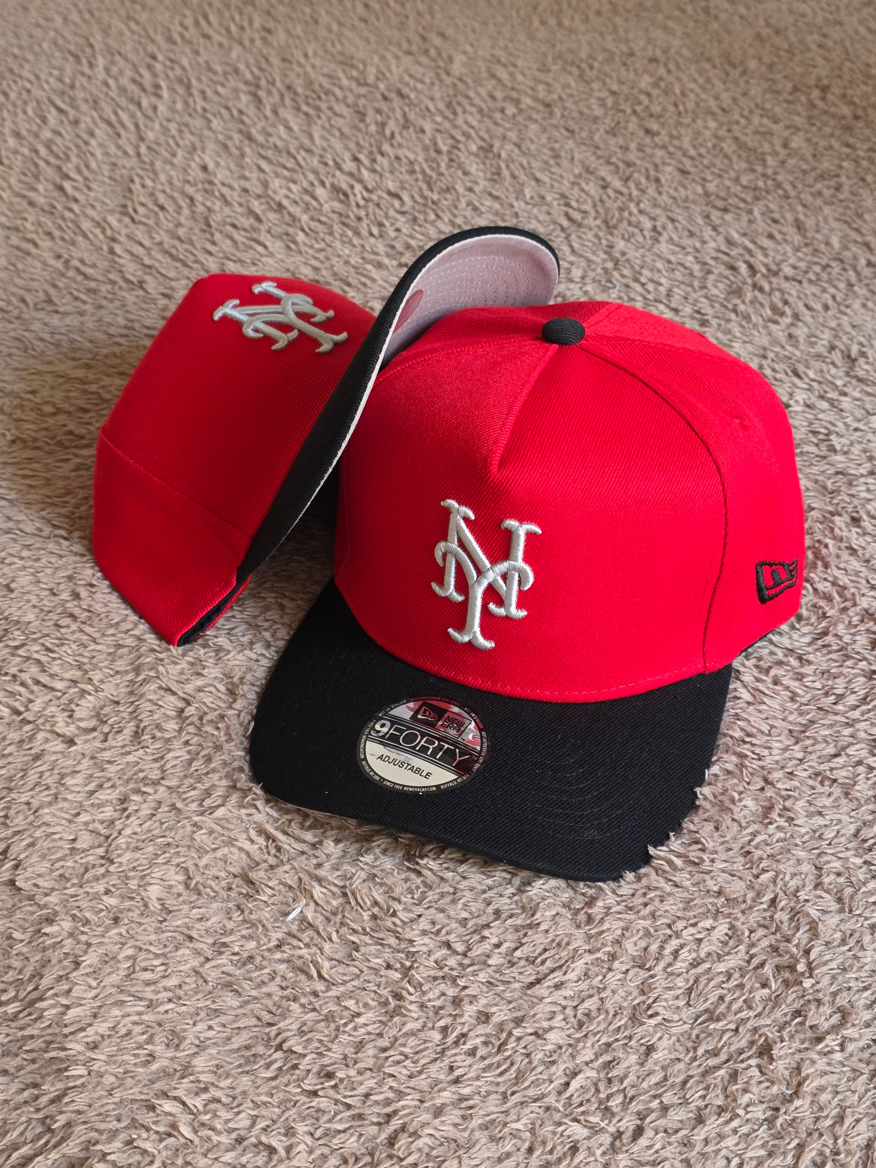 Gorra New Era 9FORTY A-Frame New York Mets (Edición Red & Black)