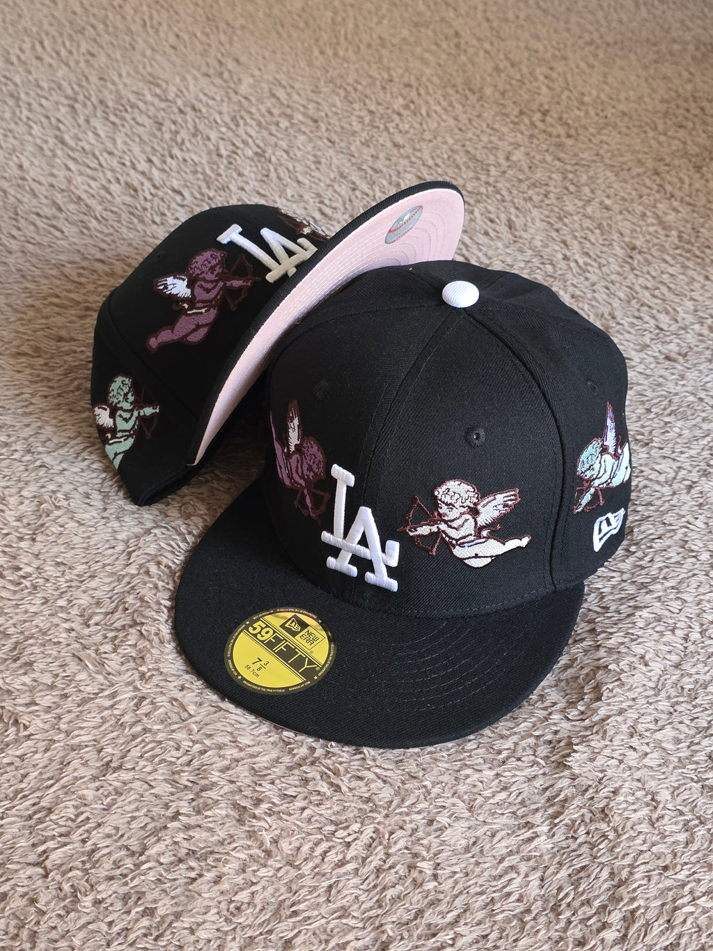 Gorra New Era 59FIFTY Los Angeles Dodgers x Born x Raised – (Edición Especial "Cupid / Cherub")